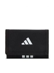 Adidas Portfel JZ7087 Czarny. Czarne portfele męskie Adidas, bez wzorów, z materiału. Za 59.99 zł.