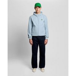 Kurtka męska Lyle & Scott na świeżym powietrzu W596. Niebieskie kurtki męskie LYLE AND SCOTT, m, bez wzorów, z elastanu, z kapturem, trekkingowe. Za 557.50 zł.