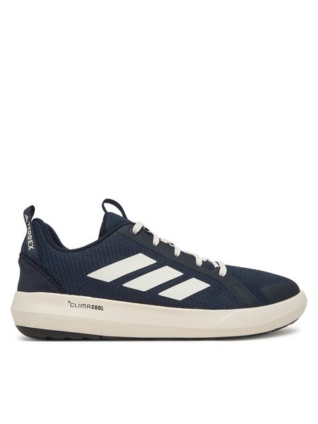 Adidas Trekkingi Terrex Boat Climacool JI3500 Granatowy. Niebieskie buty zimowe męskie Adidas, z materiału, bez zapięcia. Za 309.99 zł.