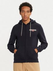 Napapijri Bluza B-Alymer NP0A4I1E Granatowy Regular Fit. Niebieskie bluzy męskie Napapijri, m, bez wzorów, z bawełny, bez ramiączek, bez kaptura. Za 369.99 zł.