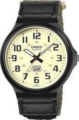 Zegarek Casio ZEGAREK MĘSKI CASIO MW-240B-3B + BOX. Zegarki męskie Casio, bez wzorów. Za 153.99 zł.
