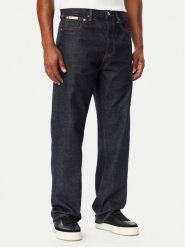 Calvin Klein Jeans Jeansy 90s LV04RH701G Granatowy Straight Fit. Niebieskie jeansy męskie Calvin Klein Jeans, z bawełny. Za 409.99 zł.