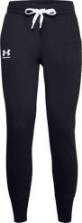 Under Armour Czarny L. Czarne spodnie dresowe damskie Under Armour, bez wzorów, sportowe. Za 214.70 zł.