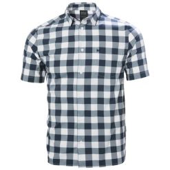 Koszula Helly Hansen Fjord Qd 2.0. Niebieskie koszule męskie Helly Hansen, m, bez wzorów, bez kołnierzyka, bez ramiączek. Za 323.00 zł.