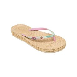 Sandały dla Kobiety SOUTH BEACH. Czerwone sandały damskie Roxy, bez wzorów, z gumy, bez obcasa, bez zapięcia. Za 129.99 zł.