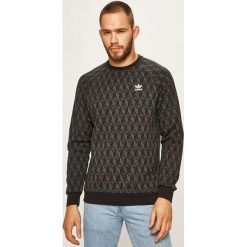 Adidas Originals - Bluza. Czarne bluzy męskie adidas Originals, l, bez wzorów, z bawełny, bez kaptura. Za 229.90 zł.