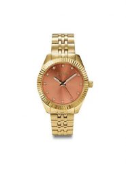 Esprit Zegarek ESLW23754YG Złoty. Żółte, analogowe zegarki damskie Esprit, złote. Za 749.99 zł.