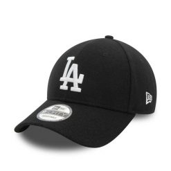 Czapka baseballowa Los Angeles Dodgers Melton Wool 9Forty. Białe czapki damskie New Era, bez wzorów, z wełny. Za 129.99 zł.
