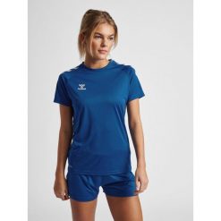 Hummel Core XK Poly T-Shirt S/S Woman. Czerwone koszulki sportowe damskie Hummel, s, bez wzorów, bez ramiączek, do piłki ręcznej. Za 114.50 zł.