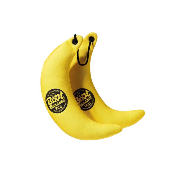 Odświeżacze do butów Boot Bananas Eco Travel. Żółte buty zimowe męskie BANANA BOAT, bez wzorów, bez obcasa, bez zapięcia. Za 66.99 zł.