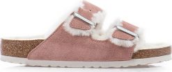 Birkenstock Klapki Birkenstock Arizona Shearling 1023254. Klapki damskie Birkenstock, bez wzorów, sportowe, bez obcasa, bez zapięcia. Za 599.00 zł.
