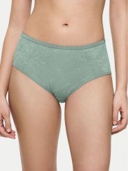 Triumph Figi klasyczne z wysokim stanem Amourette Charm 10216997 Zielony. Zielone majtki damskie Triumph, z syntetyku. Za 99.99 zł.