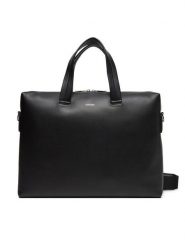 Calvin Klein Torba na laptopa Ck Premium Leather Laptop Bag K50K512939 Czarny. Czarne torby na laptopa damskie Calvin Klein, bez wzorów, ze skóry. Za 849.99 zł.