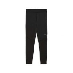 Legginsy Puma teamLIGA26. Czarne legginsy damskie Puma, bez wzorów, z materiału. Za 240.00 zł.