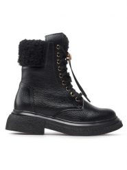 Rage Age Trapery RA-16-06-000413 Czarny. Czarne trapery damskie Rage Age, ze skóry, bez zapięcia. Za 589.99 zł.