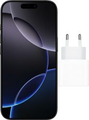 Smartfon Apple iPhone 16 Pro 128GB Black Titanium (MYND3) z ładowarką. Czarne smartfony Apple. Za 4,647.00 zł.