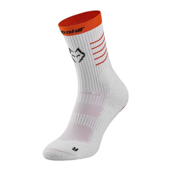 Skarpety do padla Babolat Mid-Calf Lebron. Białe skarpetki damskie BABOLAT, bez wzorów, z elastanu. Za 81.00 zł.