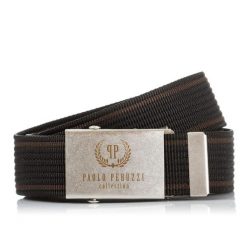 Pasek parciany PAOLO PERUZZI PW-04-105 CM brązowy. Brązowe paski męskie Paolo Peruzzi, z materiału. Za 34.99 zł.