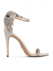 Steve Madden Sandały Bellarosa-P 11002931 Beżowy. Brązowe sandały damskie Steve Madden, bez wzorów, z materiału, bez obcasa, na szpilce, bez zapięcia. Za 559.99 zł.