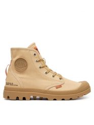 Palladium Trampki Pampahi Htggum 74988-219-M Beżowy jasny. Brązowe trampki męskie Palladium, bez wzorów, z materiału, bez zapięcia. Za 389.99 zł.