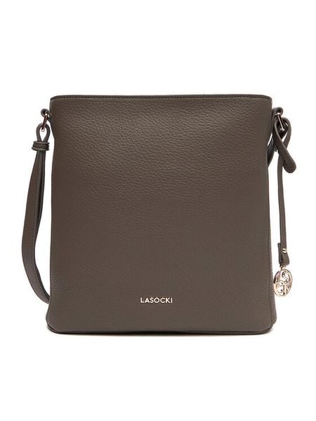 Lasocki Torebka LSK-K-031-06 Szary. Szare listonoszki damskie Lasocki, bez wzorów, z materiału, bez dodatków. Za 169.99 zł.