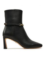 Marciano Guess Botki 4BGZ27 7103A Czarny. Czarne botki damskie Marciano Guess, z aplikacjami, ze skóry, bez obcasa, na słupku, bez zapięcia. Za 889.99 zł.