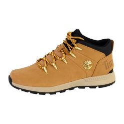 Buty trekkingowe męskie Timberland Euro Sprint Trekker. Brązowe buty zimowe męskie Timberland, bez wzorów, bez obcasa, bez zapięcia. Za 502.55 zł.
