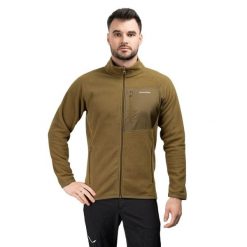 Bluza trekkingowa męska Naturehike Fleece with Pockets CYY2441FS066 l. Zielone bluzy męskie NATUREHIKE, l, bez wzorów, bez ramiączek, bez kaptura. Za 298.99 zł.