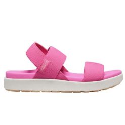 Sandały turystyczne damskie Keen Elle Backstrap. Czerwone sandały damskie Keen, bez wzorów, bez obcasa, bez zapięcia. W wyprzedaży za 213.00 zł.