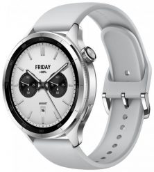 Xiaomi Watch S4 Srebrny. Szare smartbandy Xiaomi, z koronki. Za 525.35 zł.