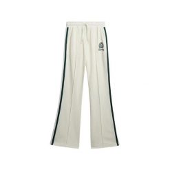 Damskie spodnie dresowe Superdry Country Club Track. Białe spodnie dresowe damskie Superdry, bez wzorów, z dresówki, eleganckie, długie. Za 347.00 zł.