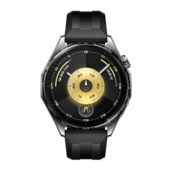 Zegarek Huawei WATCH GT 6 46mm Inteligentny z GPS i AMOLED, wodoodporny, czarny. Czarne zegarki smartwatch Huawei, bez wzorów. Za 1,267.99 zł.