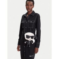 Torebka KARL LAGERFELD. Czarne listonoszki damskie KARL LAGERFELD, bez wzorów, bez dodatków. Za 1,299.00 zł.