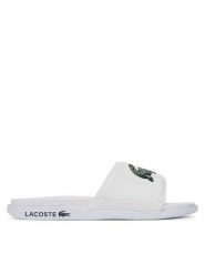 Lacoste Klapki 7-49CMA0038 Biały. Białe klapki męskie Lacoste, bez wzorów, z tworzywa sztucznego, bez zapięcia. Za 179.99 zł.