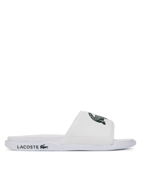 Lacoste Klapki 7-49CMA0038 Biały. Białe klapki męskie Lacoste, bez wzorów, z syntetyku, bez zapięcia. Za 259.99 zł.