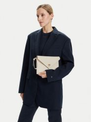 PINKO Torebka Flat Purse Handle AI 25-26 PCPL104820 A0F1 Écru. Torebki do ręki damskie Pinko, bez wzorów, ze skóry, bez dodatków. Za 569.99 zł.