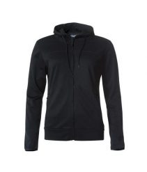 Clique Ottawa Women damska bluza z kapturem z poliestru czarna. Czarne bluzy damskie CLIQUE, l, bez wzorów, z materiału, bez ramiączek, z kapturem. Za 243.99 zł.