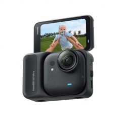 Insta360 GO Ultra Standard Bundle (Midnight Black) - kamera sportowa 53g. Czarne zegarki sportowe INSTA360, bez wzorów. Za 2,222.99 zł.