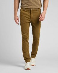 LEE SLIM CHINO MĘSKIE SPODNIE SZTRUKSOWE SZTRUKS TUMBLEWEED L71LAXDH 112321640. Eleganckie spodnie męskie Lee, bez wzorów, z materiału. Za 229.99 zł.