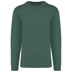 Bluza z okrągłym dekoltem Kariban. Zielone bluzy damskie KARIBAN, xs, bez wzorów, z bawełny, bez ramiączek, bez kaptura. Za 128.50 zł.