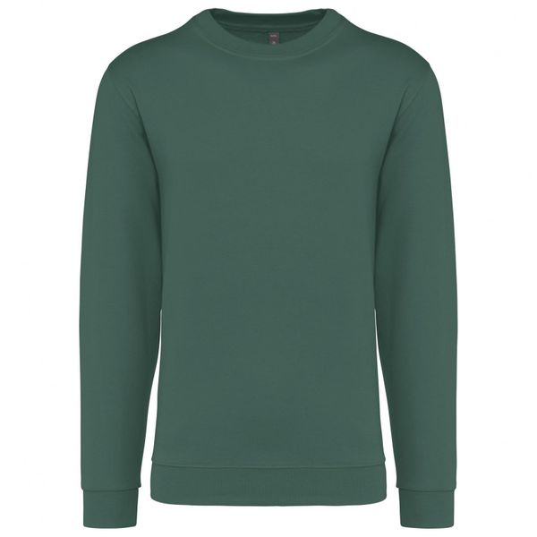 Bluza z okrągłym dekoltem Kariban. Zielone bluzy damskie KARIBAN, xs, bez wzorów, z bawełny, bez ramiączek, bez kaptura. Za 127.00 zł.