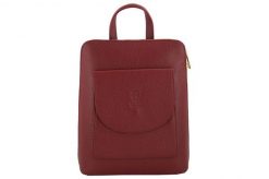 Plecak listonoszka 2w1 BARBERINI'S czerwony 800-13. Czerwone plecaki damskie Barberinis, bez wzorów, ze skóry, casualowe. Za 207.99 zł.