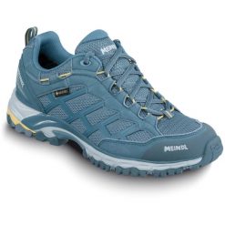 Buty trekkingowe damskie MEINDL Caribe Lady GTX, z membraną Gore-Tex. Niebieskie obuwie trekkingowe damskie MEINDL, z gore-texu, bez zapięcia. Za 716.70 zł.