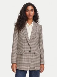 Marella Marynarka Fasto 2625046091 Kremowy Regular Fit. Białe marynarki i żakiety damskie Marella, bez wzorów, z syntetyku, bez kołnierzyka, bez ramiączek. Za 1,009.00 zł.