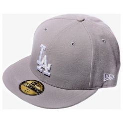 New Era Czapka Mlb Basic La Dodgers , szary, rozmiar 7. Szare czapki damskie New Era, bez wzorów, z materiału, klasyczne. W wyprzedaży za 99.99 zł.
