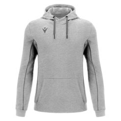 Bluza z kapturem Macron Theater ECO. Szare bluzy damskie Macron, s, bez wzorów, z bawełny, wakacyjne, bez ramiączek, z kapturem. Za 391.30 zł.
