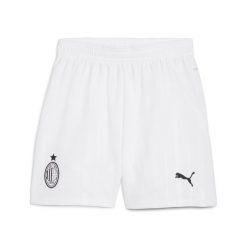 Młodzieżowe szorty AC Milan 24/25 PUMA White. Biała szorty damskie Puma, bez wzorów, młodzieżowe. W wyprzedaży za 114.00 zł.