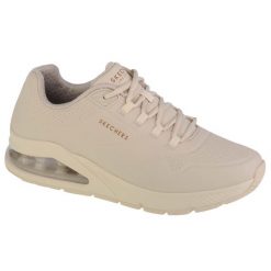 Buty do chodzenia męskie Skechers Uno 2. Białe buty sportowe męskie Skechers, bez wzorów, z materiału, bez zapięcia, trekkingowe. Za 339.99 zł.