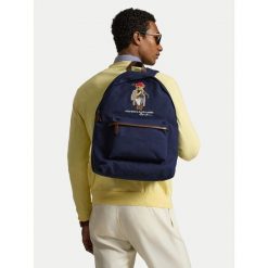 Plecak Polo Ralph Lauren. Niebieskie plecaki męskie Polo Ralph Lauren, bez wzorów, sportowe. Za 1,199.00 zł.