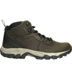 Buty trekkingowe Columbia Newton Ridge Plus II. Brązowe buty zimowe męskie Columbia, bez wzorów, bez obcasa, bez zapięcia. Za 369.00 zł.